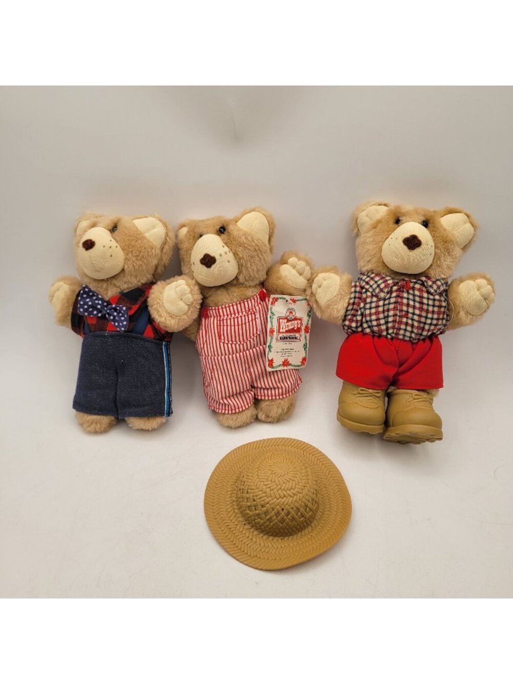 Vintage Furskins Lot Mini Teddy Bear 7" Plush Stuffed Toy Graphics International